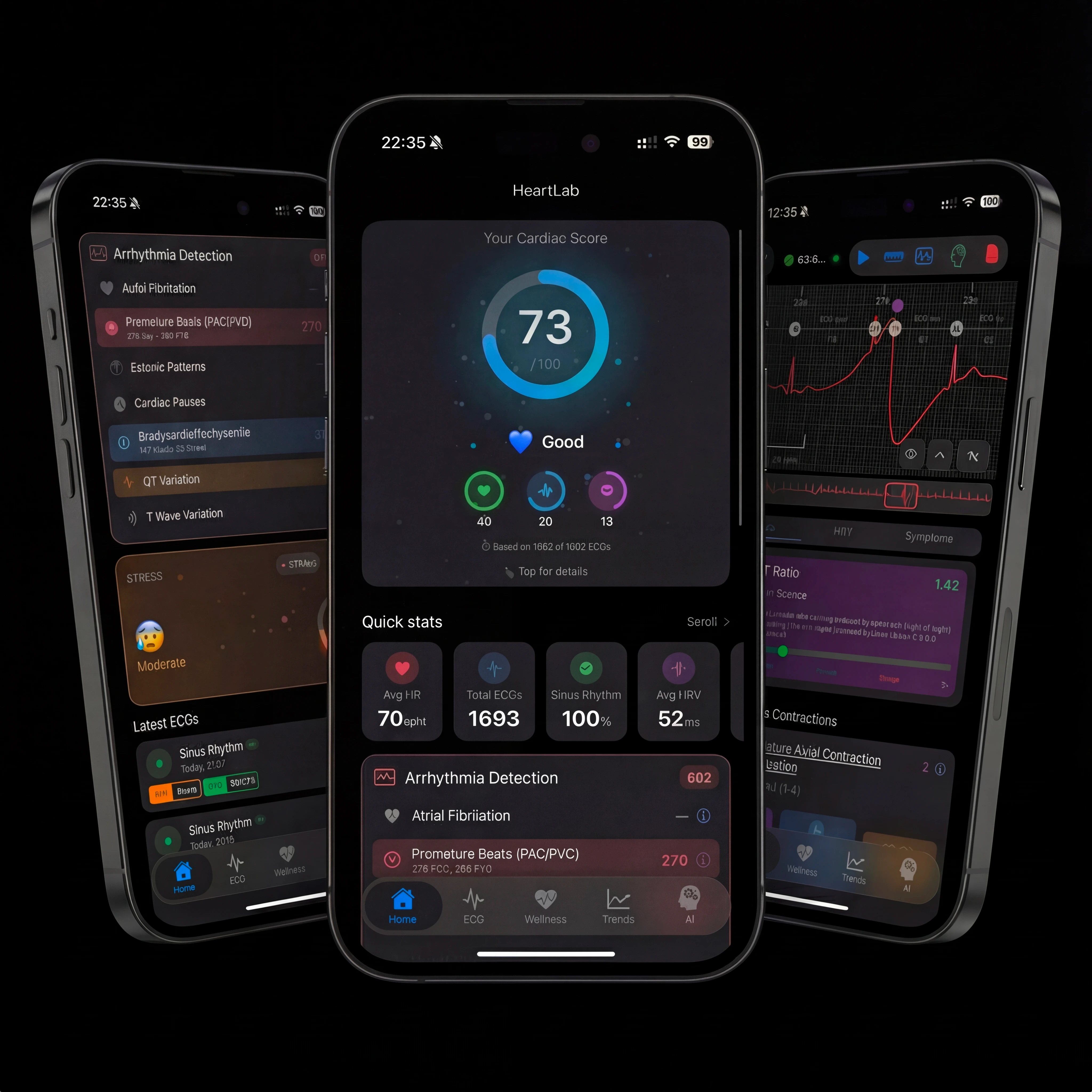 HeartLab App Screenshots
